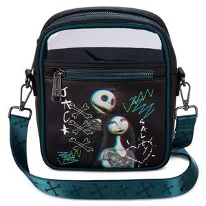 Disney Loungefly Nightmare Before Jack Skellington and Sally Crossbody Bag NWT